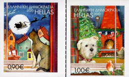 Greece - 2020 - Christmas - Mint Self-adhesive Booklet Stamp Set - Neufs