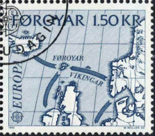 Feroe Poste Obl Yv: 64/65 Europa Cept Faits Historiques (TB Cachet Rond) - 1982