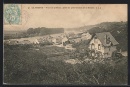 CPA La Frette, Vue Sur La Seine, Prise Du Petit Chemin De La Station  - La Frette-sur-Seine