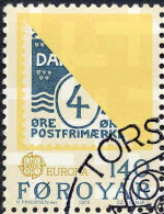 Feroe Poste Obl Yv: 37/38 Europa Cept Histoire Postale (TB Cachet Rond) - 1979