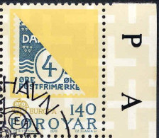 Feroe Poste Obl Yv: 37/38 Europa Cept Histoire Postale Bord De Feuille (TB Cachet Rond) - 1979