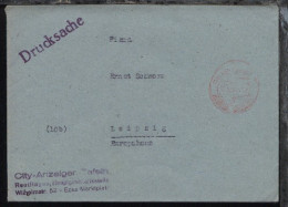 Reutlingen OSt. (14) REUTLINGEN 1 GEBÜHR BEZAHLT P 10.10.47 Auf Drucksache  - Otros & Sin Clasificación