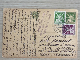 1927 Postal Stationary Card From Banska Bystica To Cluj - Cartoline Postali