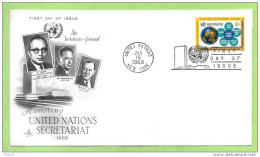 1968 - 175 - Secrétariat Des Nations-Unis - 5 - FDC