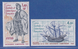 Französische Antarktis TAAF 1980 Sebastian Del Cano Mi.-Nr. 142-43 ** / MNH - Other & Unclassified