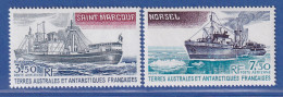 Französische Antarktis TAAF 1980 Frachter Mi.-Nr 155-56 ** / MNH - Other & Unclassified