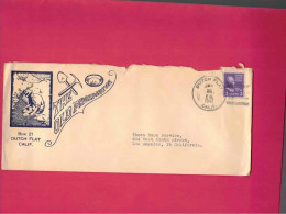 Lettre De 1947 Pour Les USA EUAN - YT N° 372 - Minerals