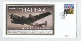 HANDLEY PAGE HALIFAX  , BRITISH AIRCRAFT OF WORLD WAR II , GUERNSEY FIRST DAY - Collections