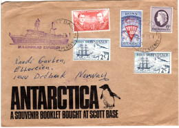 Ross Dependency 1971, 5-8 überkpl. Auf Antarctica Brief V. Scott N. Norwegen. - Altri & Non Classificati
