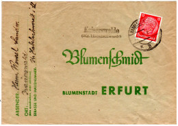 DR 1937, Landpost Stpl. KAISERSWALDE (Kreis Habelschwerdt) Auf Brief M. 12 Pfg. - Cartas & Documentos