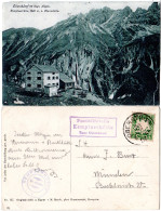 Bayern 1905, Posthilfstelle KEMPTNERHÜTTE Taxe Oberstdorf Auf Sw-AK M. 5 Pf. - Brieven En Documenten