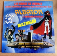 Livre Vinyle 33T Enfants - Les Héros De L'Espace - Albator / Mazinger / San Ku Kaï / Goldorak ... - Bambini