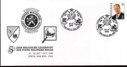 België - FDC - 50 Jaar Belgische Legerpost - 1991-2000