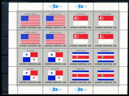 Verenigde Naties - Flag Series 341/356 In Vel/en Feuille        MNH                             - Nuevos