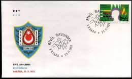 Turkije - FDC - Civil Defence - FDC