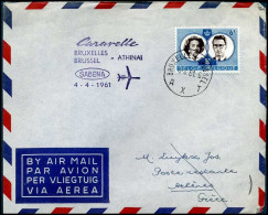 SABENA Eerste Vlucht Brussel-Athene 4/4/1961 - Altri & Non Classificati