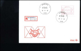 België - FDC - ATM  Aangetekend                                     - 1981-1990