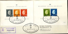 BL50 + BL51 Op Aangetekende Brief, Speciale Afstempeling Antwerpen - Cartas & Documentos