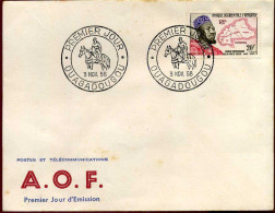 A.O.F. - FDC - Dixième Anniversaire De La Haute Volta - Covers & Documents