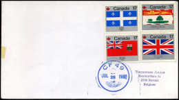 Canada - Cover To Burcht, Belgium - Cartas & Documentos