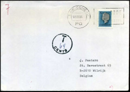 Canada - Cover To Wilrijk, Belgium  -- Tax - Lettres & Documents