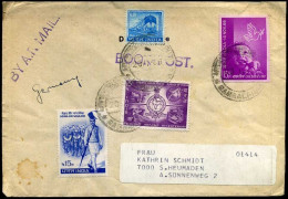 India - Cover To Heumaden, Germany - Storia Postale