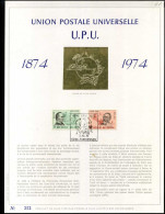 België - Gouden Blad 1729/30 - Union Postale Universelle - Cartas & Documentos