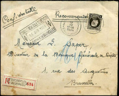 België - Cover From St Gillis To Bruxelles, Belgium - Banque Générale De Dépôts  - Covers & Documents