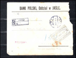 Polen - Cover Bank Polski To Bruxelles, Belgium - Banque Générale De Dépôts, Met Lakzegel - Covers & Documents