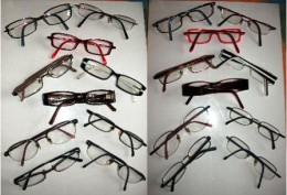 Lot De 10 Anciennes Montures De Lunettes Pour Théâtre Ou Cinéma _Dlu026 - Lunettes