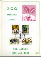 België - 1610/13 - Zoo Antwerpen, Insecten Op Herdenkingskaart - Cartas Commemorativas - Emisiones Comunes [HK]