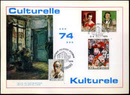 België - 1708/11 - Culturele Op Herdenkingskaart - Cartes Souvenir – Emissions Communes [HK]