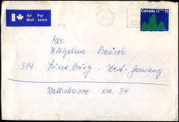 Canada - Cover To Germany - Cartas & Documentos