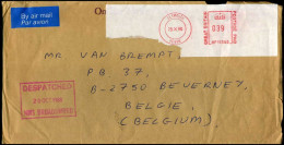 Great-Britain - Cover To Beveren, Belgium -- HMS Broadsword - Brieven En Documenten