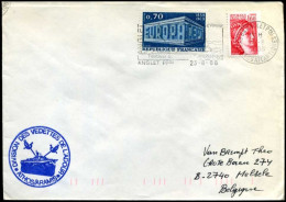 France - Cover  To Beveren, Belgium -- Division Des Vedettes De L'Adour - Covers & Documents