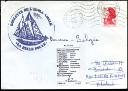 France - Cover To Beveren, Belgium -- "La Belle Poule" - Storia Postale