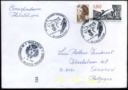 France - Cover To Schoten, Belgium - Storia Postale