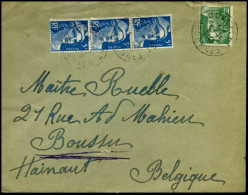 France - Cover To Boussu, Belgium - Storia Postale