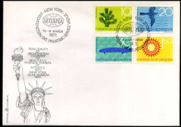 Liechtenstein - FDC - Interpex New-York 1971 - FDC