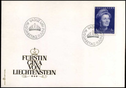 Liechtenstein - FDC - Fürstin Gina Von Liechtenstein - FDC