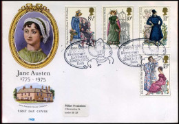 Great-Britain - FDC - Jane Austen - 1971-1980 Decimal Issues