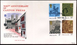 Great-Britain - FDC - 500th Anniversary Of Caxton Press - 1971-1980 Decimal Issues