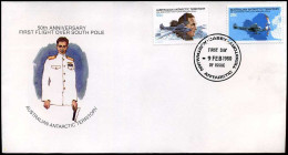 Australian Antarctic Territory - 50th Anniversary First Flight Over South Pole - FDC