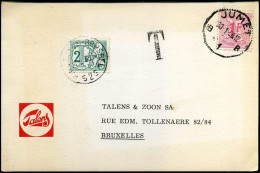 Postkaart / Carte Postale - "Talens & Zoon N.V., Brussel" - TX67 - Lettres & Documents