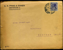 Cover Naar Esschen, België - "G.H. Prins & Zonen, Amsterdam" - Lettres & Documents