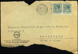 Cover Front To Brussel, Belgium - "Vereinigte Deutsche Kältemaschinenfabriken" - Lettres & Documents