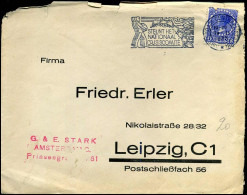 Cover Front Naar Leipzig - "G. & E. Stark, Prinsengracht, Amsterdam" - Cartas & Documentos