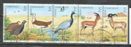 9520-SERIE COMPLETA TURQUIA FAUNA SALVAJE 1979 Nº 2270/2274 - Used Stamps