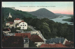 AK Donaustauf Bei Regensburg, Blick Ins Donautal Mit Walhalla  - Regensburg