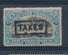 BELGIAN CONGO POSTAGE DUE  HANDSTAMPED TAXES COB TX4 LH - Neufs